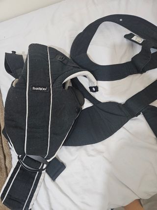 Babybjorn portabebés - Negro. Mochila porteo.