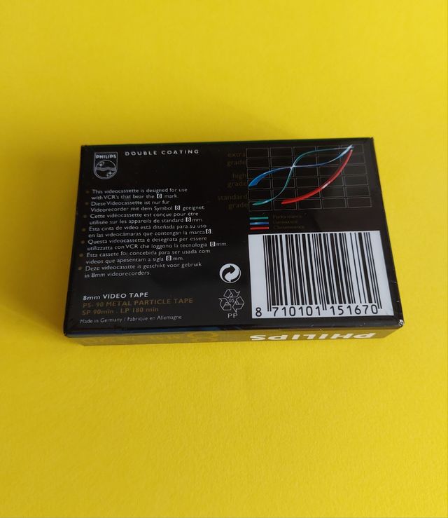 Cassetta 8 mm Philips 90 min