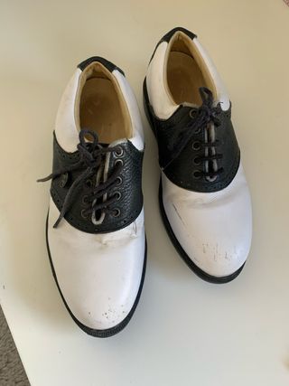 Zapatos golf de piel 34 1/5 muy cómodos