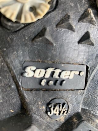 Zapatos golf de piel 34 1/5 muy cómodos