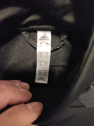 Chaqueta chándal Adidas negra - Talla S