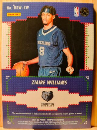 Cromo Ziaire Williams - NBA Hoops