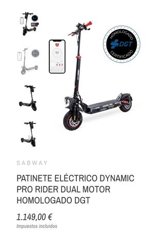 Patín eléctrico Sabway Dynamic Pro