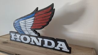 Logo Honda madera
