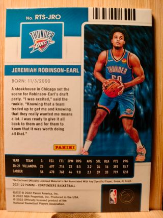 Cromo Jeremiah Robinson-Earl RC