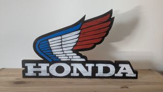 Logo Honda madera vintage