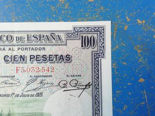 Billete de 100 pesetas año 1925