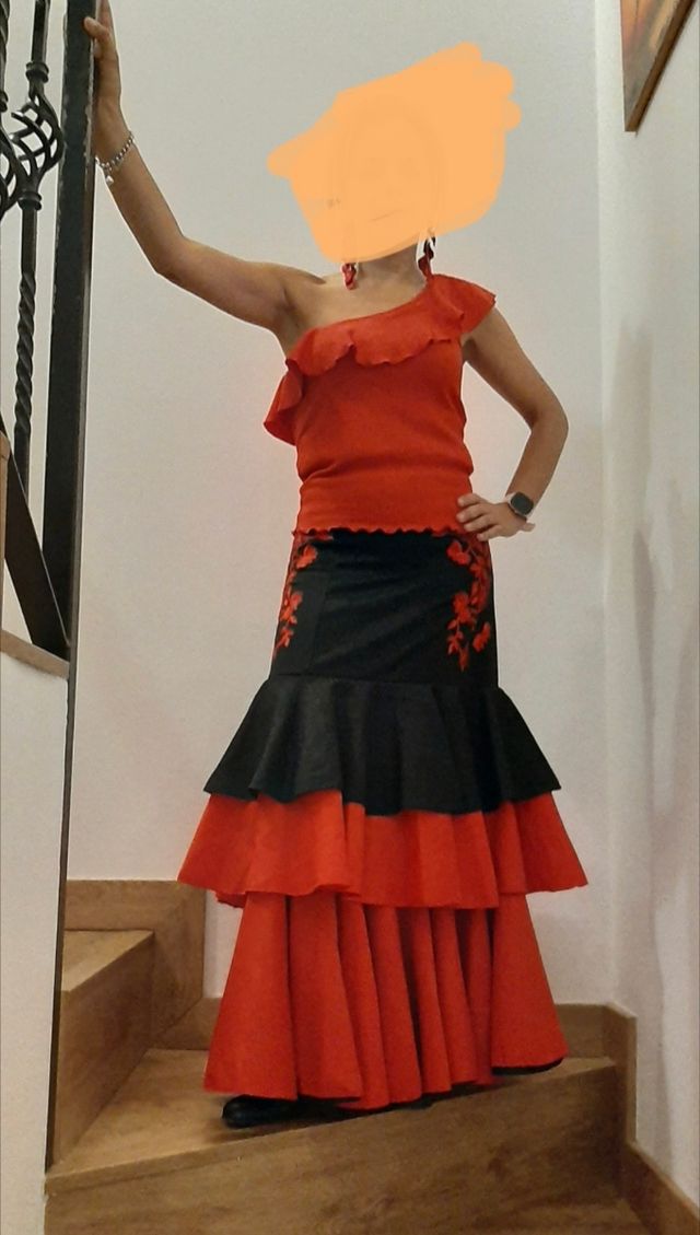 Falda flamenca