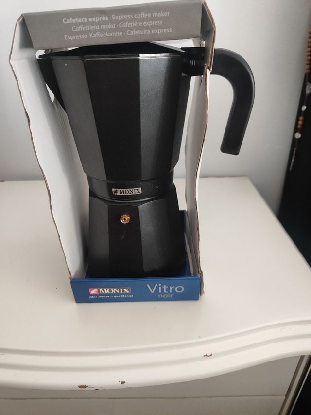 Cafetera express Monix Vitro negra