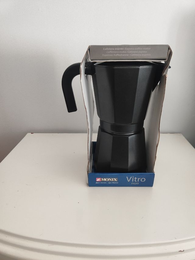 Cafetera express Monix Vitro negra