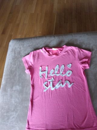 Set vestiti 7-8 anni, felpa e 4 magliette