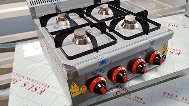 cocina a gas 4 fogones sobremesa