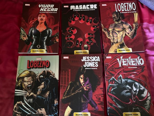 Marvel dark: jessica jones,viuda negra, masacre,et
