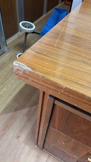 Mesas oficina madera marrón