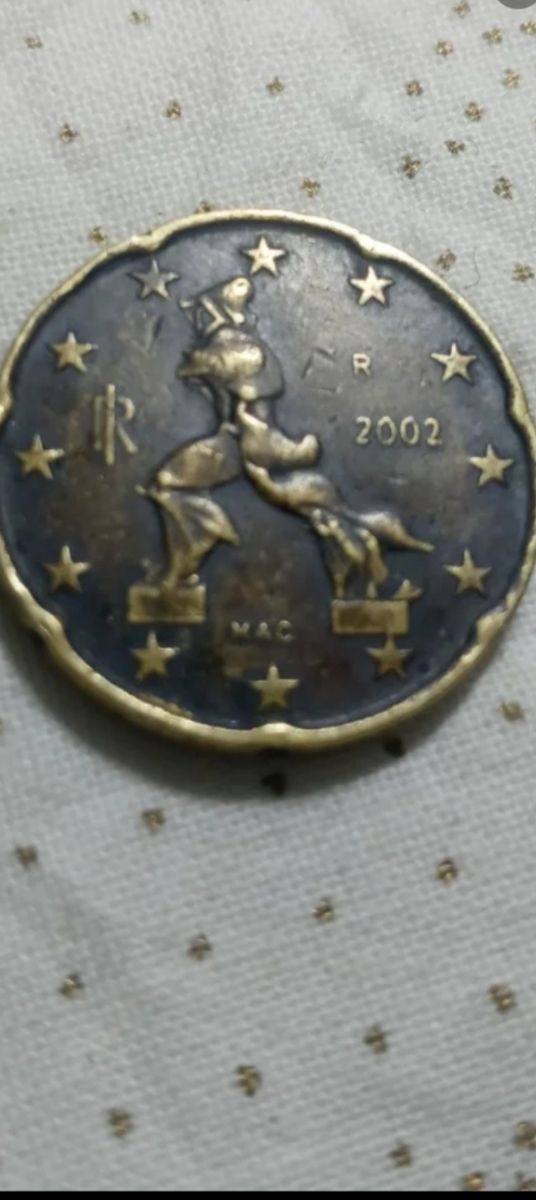MONEDA DE 20 CTMS DE ITALIA