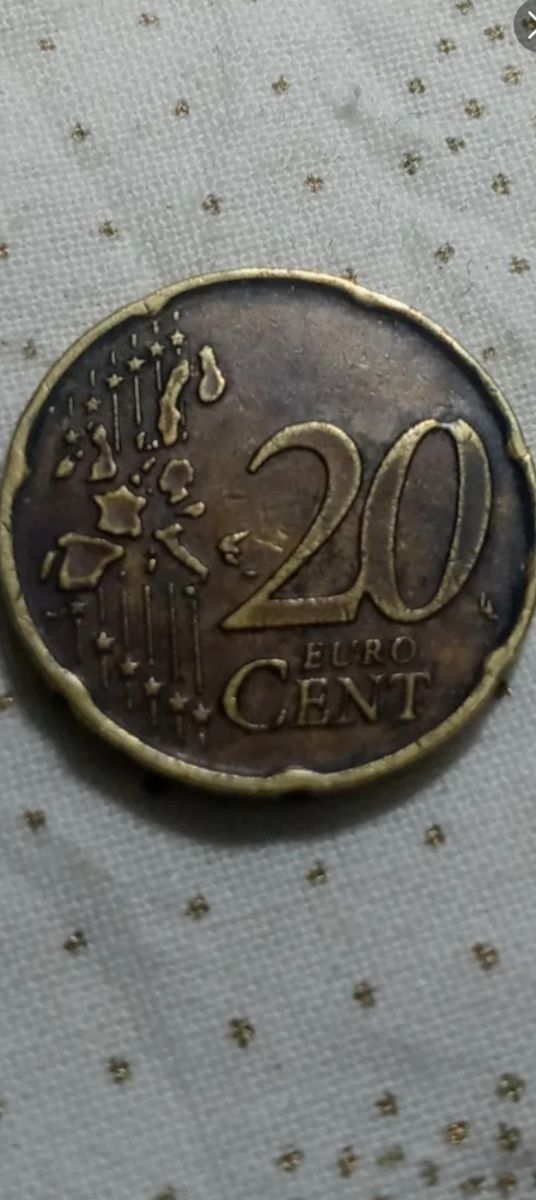 MONEDA DE 20 CTMS DE ITALIA