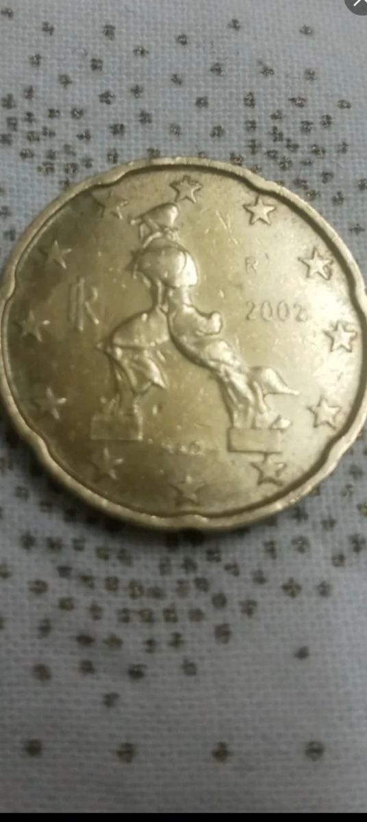 MONEDA DE 20 CTMS DE ITALIA