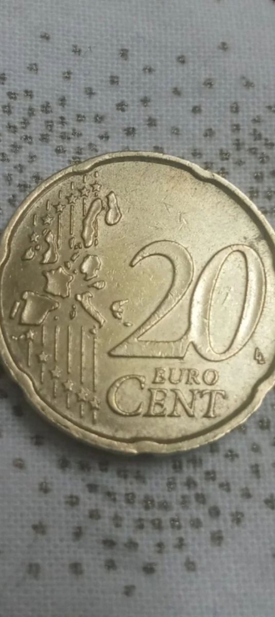 MONEDA DE 20 CTMS DE ITALIA