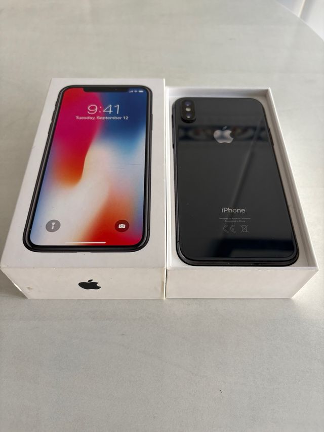 iPhone X Negro 64GB Impecable