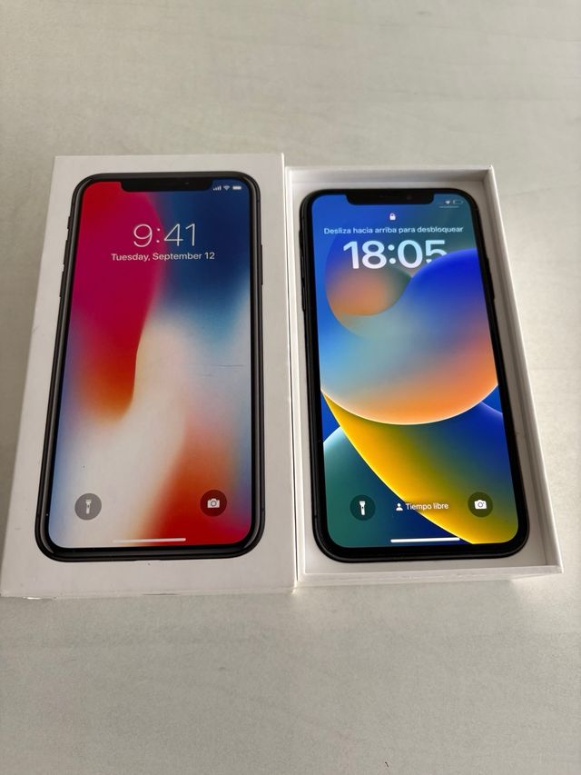 iPhone X Negro 64GB Impecable