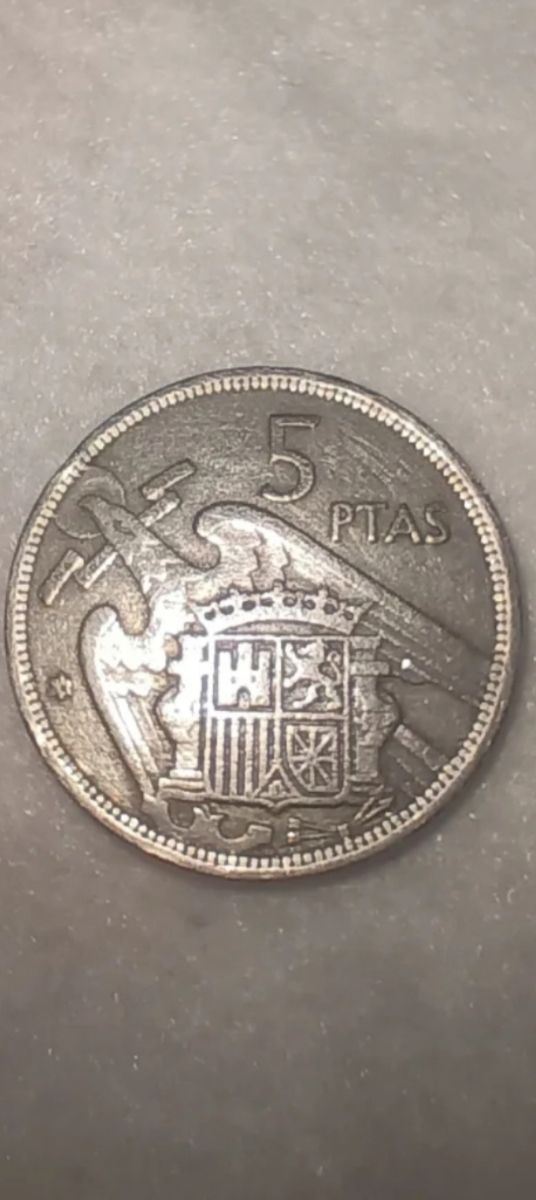 MONEDA DE 5 PTAS DEL CAUDILLO