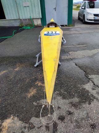 Piragua K1 de fibra para rio