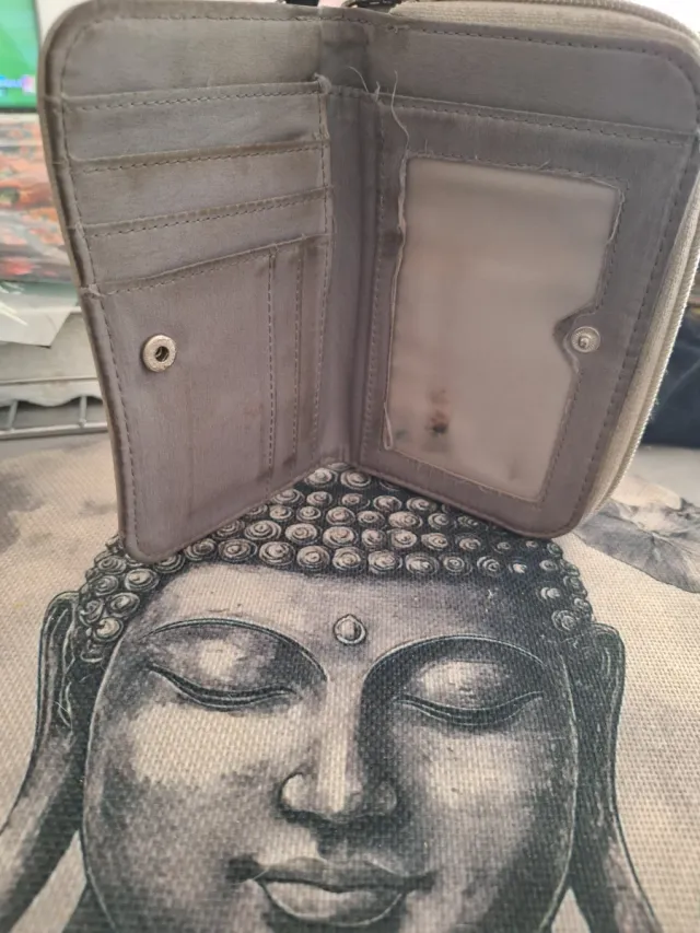 2 Monederos Cruella gris