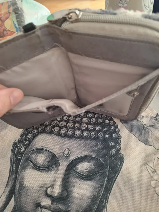 2 Monederos Cruella gris