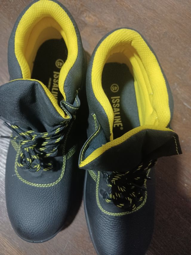 Botas de seguridad Issaline - Negras/Amarillas