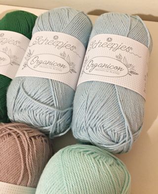 10 madejas algodón Scheepjes Organicon