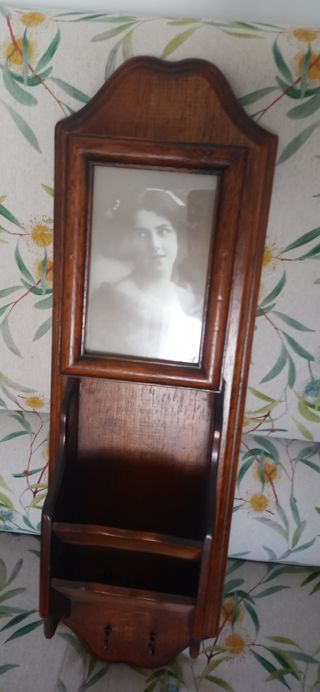 Cuelga llaves madera antiguo