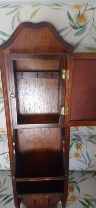 Cuelga llaves madera antiguo