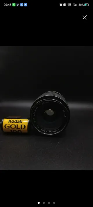 Cámara yashica Reflex analogica