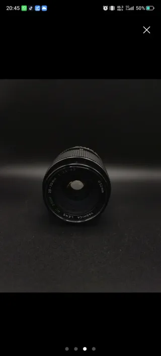 Cámara yashica Reflex analogica