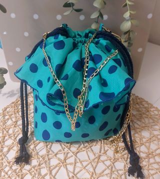 Bolso Flamenca - Azul y Verde