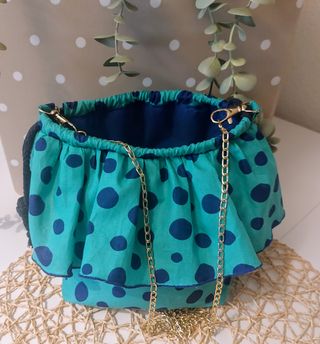 Bolso Flamenca - Azul y Verde
