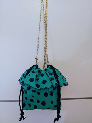 Bolso Flamenca - Azul y Verde