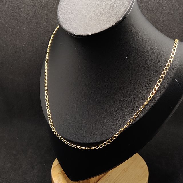 Cadena Bilbao oro de 18k, 4.35gr, 50cms.