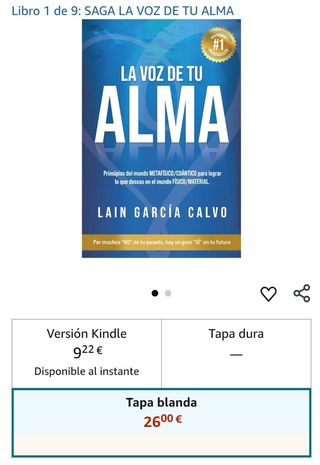 Colección, trilogia. La voz de tu alma