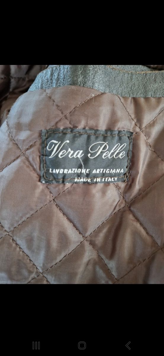 Giubbotto Pelle Uomo Vintage