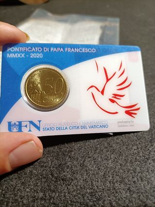 Moneda Vaticano 2020 Papa Francisco N°33 