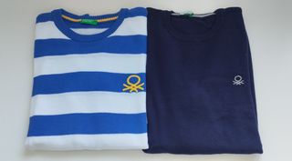 Pack 3 jerseys Benetton niño 11-12. Muy nuevos.