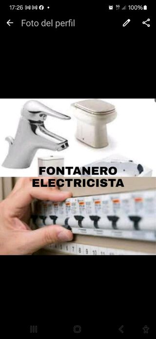 Fontanero electricista 627780227 fuen