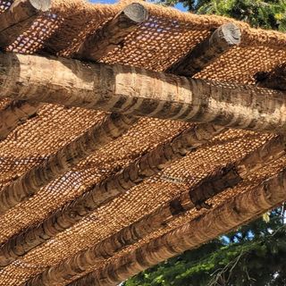 Vela toldo sombreo tela de coco 4x3 para pérgola