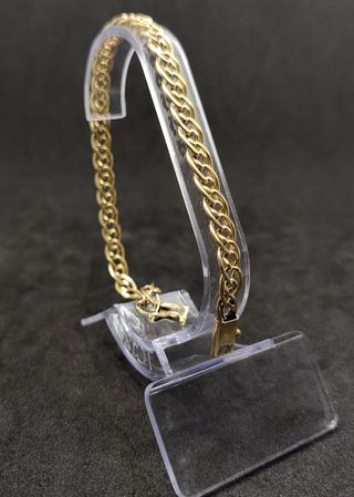Pulsera Espiga oro 18k, 9.99gr, 20cm. 