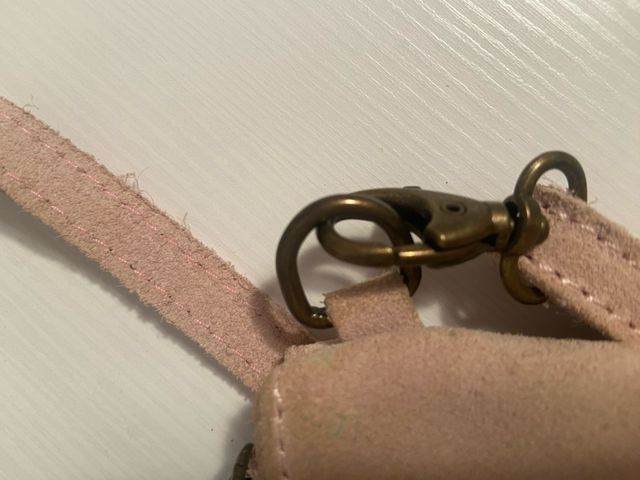 Bolsito mano/bandolera ante rosa