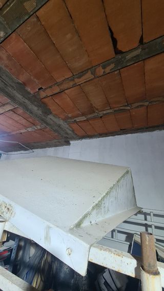 Tapa de fibra remolque o techo caseta