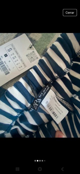 Pantalon ancho Zara 