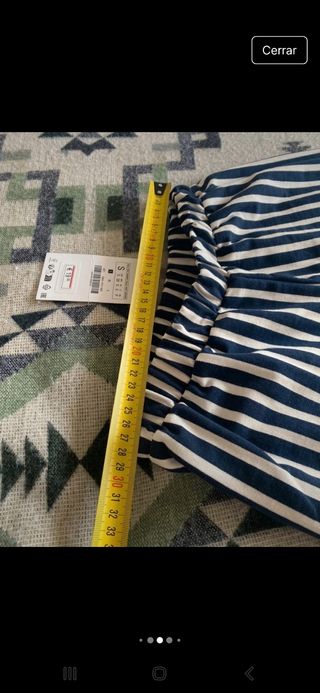 Pantalon ancho Zara 