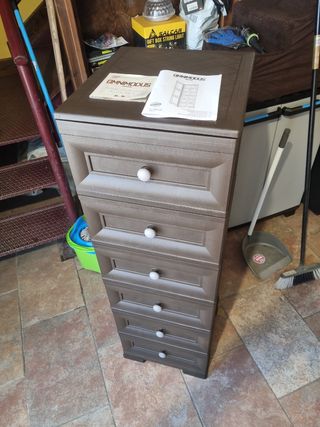 Cajonera alta de 6 cajones